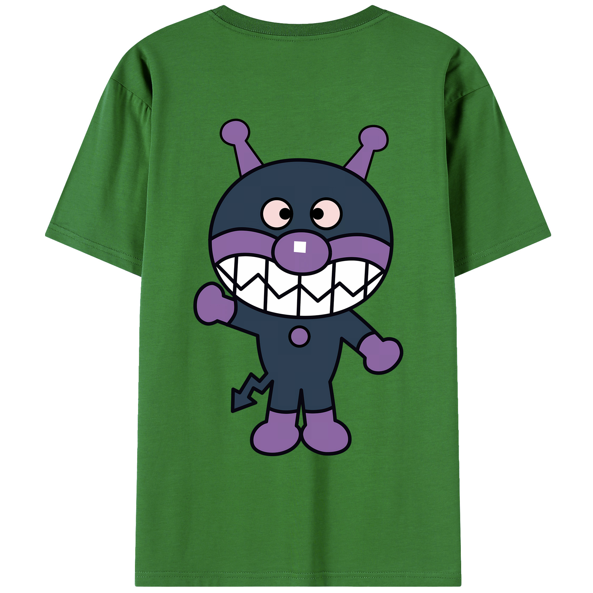 （画像用） アンパンマン Anpanman レディース半袖Tシャツ(バックプリント)